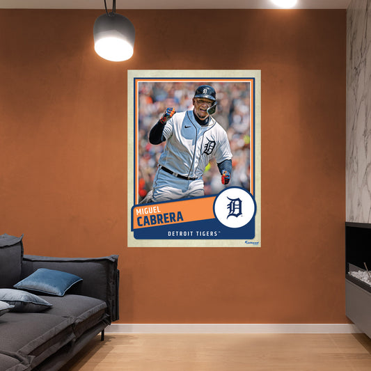 Detroit Tigers: Miguel Cabrera 2022 Poster        - Officially Licensed MLB Removable     Adhesive Decal