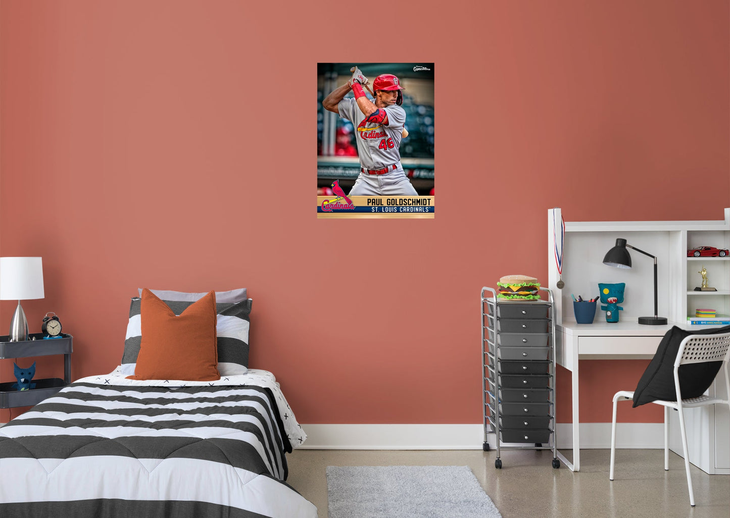 St. Louis Cardinals: Paul Goldschmidt  GameStar        - Officially Licensed MLB Removable Wall   Adhesive Decal