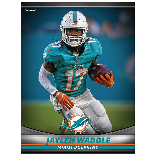 Miami Dolphins: Jaylen Waddle 2021 Life-Size Cutout - NFL Stand Out 42W x 76H