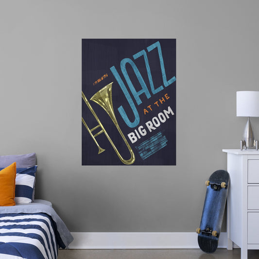 Soul Movie:  Jazz Big Room Mural        - Officially Licensed Disney Removable Wall   Adhesive Decal