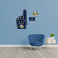 Marquette Golden Eagles: Foam Finger - Officially Licensed NCAA Removable Adhesive Decal