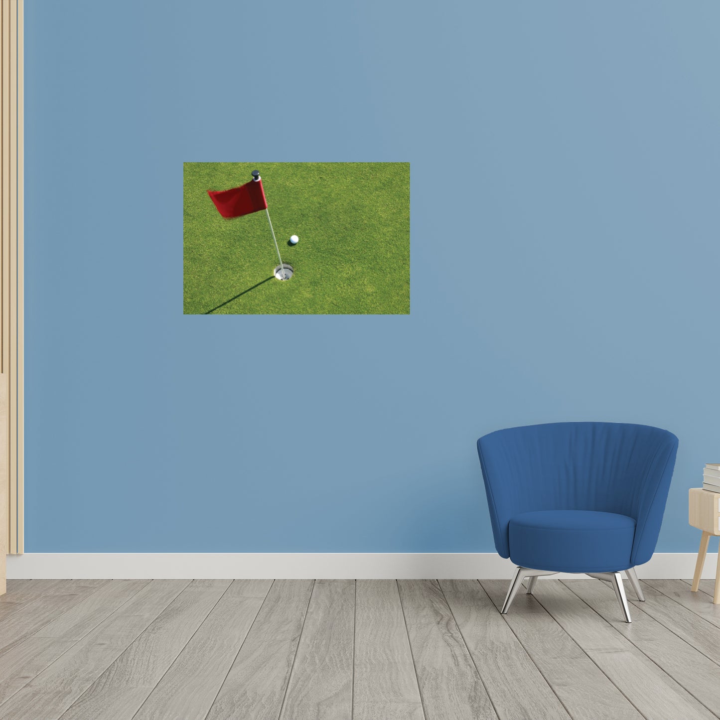 Golf: Ball Poster        -   Removable     Adhesive Decal