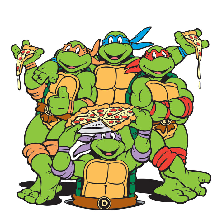 Teenage Mutant Ninja Turtles: Pizza Group Die-cut Icon - Officially Li 