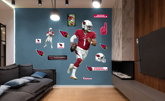 Arizona Cardinals: Kyler Murray 2021 Home        - Officially Licensed NFL Removable     Adhesive Decal