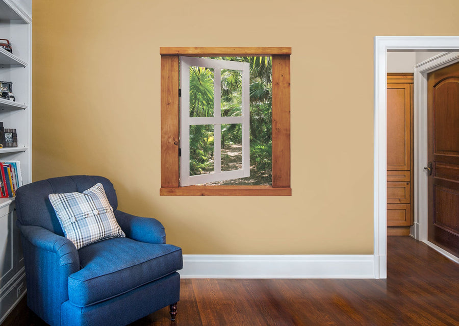 Home Decor:  Jungle Palm Trees        -   Removable Wall   Adhesive Decal