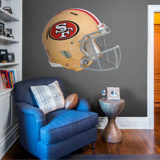 San Francisco 49ers: Helmet - Officially Licensed NFL Removable Wall Decal