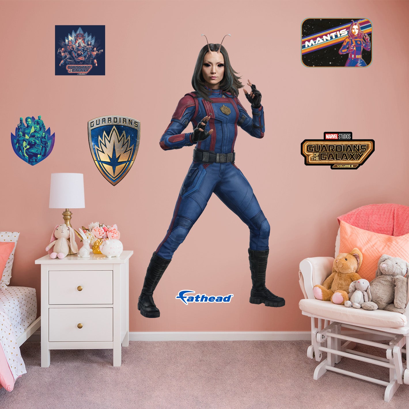 Guardians of the Galaxy vol.3: Mantis RealBig - Officially Licensed Marvel Removable Adhesive Decal