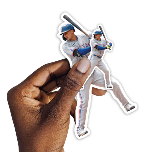 Texas Rangers: Corey Seager  Player Minis        - Officially Licensed MLB Removable     Adhesive Decal