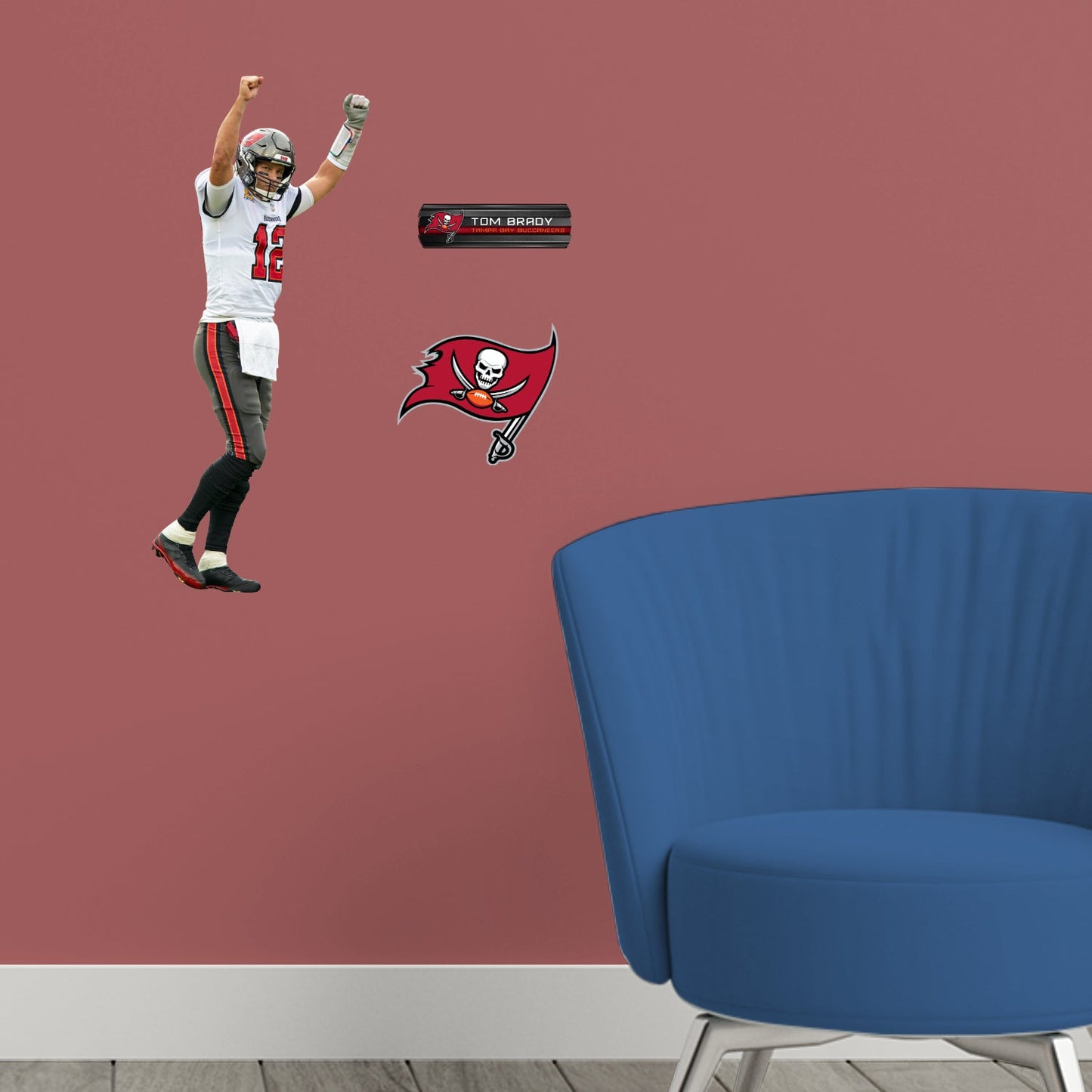 Tampa Bay Buccaneers: Tom Brady Winner - Officially Licensed NFL Removable Adhesive Decal