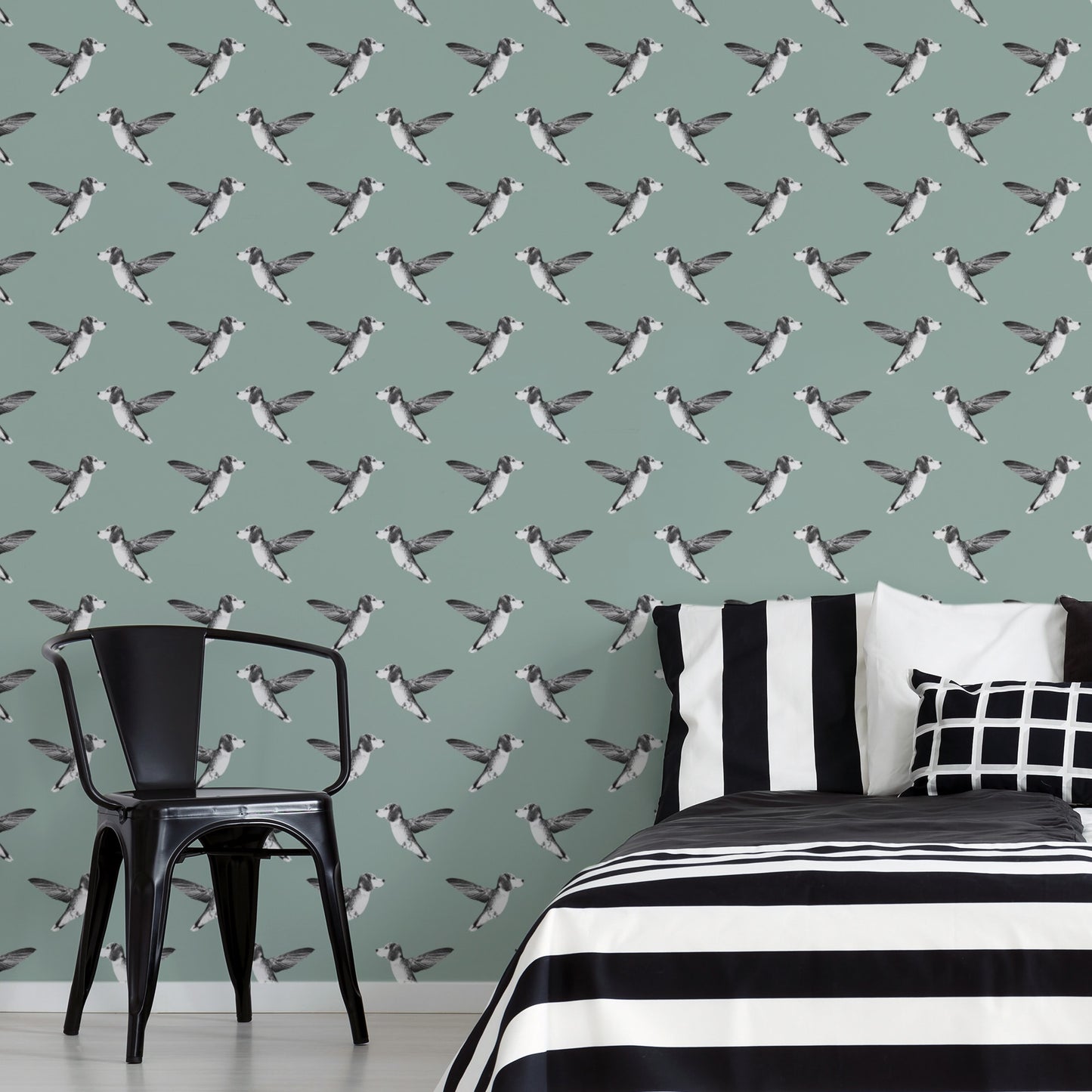 Ravenhound (Sea Spray) - Peel & Stick Wallpaper