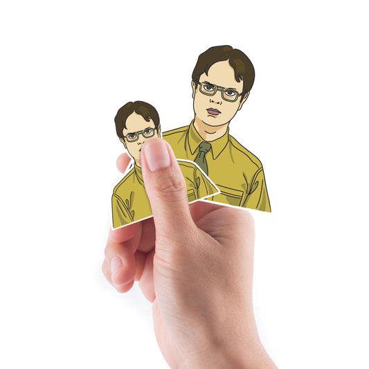 Sheet of 5 -The Office: DWIGHT Minis        - Officially Licensed NBC Universal Removable    Adhesive Decal