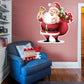 Christmas: Santa Claus Die-Cut Character - Removable Adhesive Decal