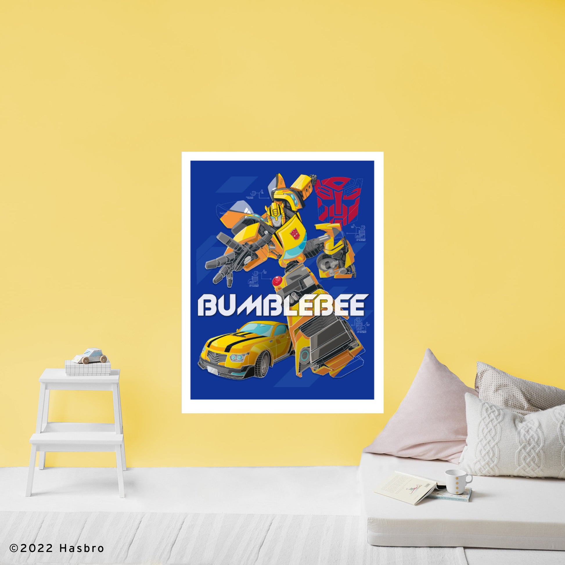 Transformers Bumblebee In New York/Perfect Design For Fans Poster