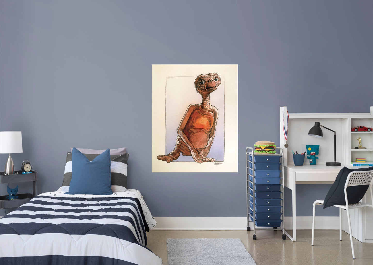 E.T.:  Painting 2 Mural        - Officially Licensed NBC Universal Removable Wall   Adhesive Decal