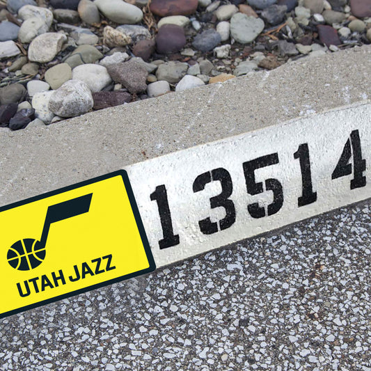 Utah Jazz:  2022 Outdoor Address Block        - Officially Licensed NBA    Outdoor Graphic