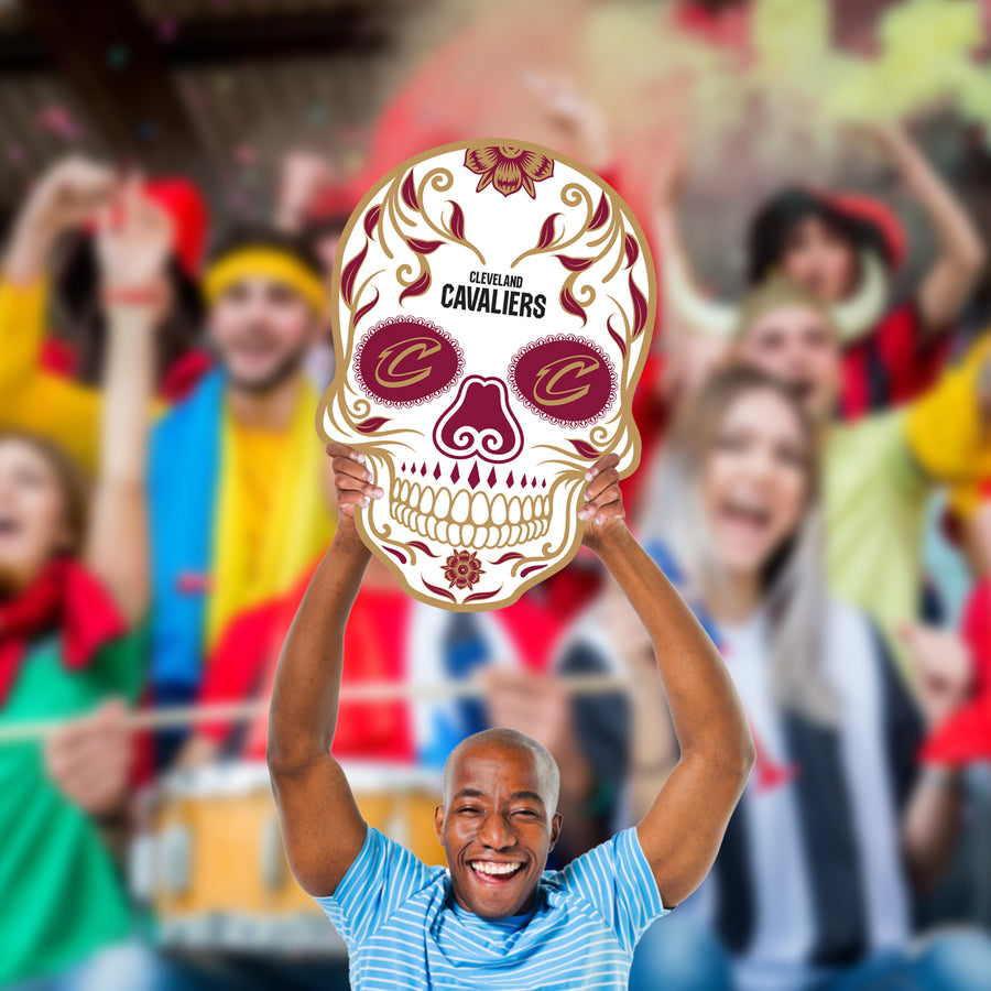 Skull Logo - Big Head - Official NBA - Cleveland Cavaliers - Foam Core Cutout