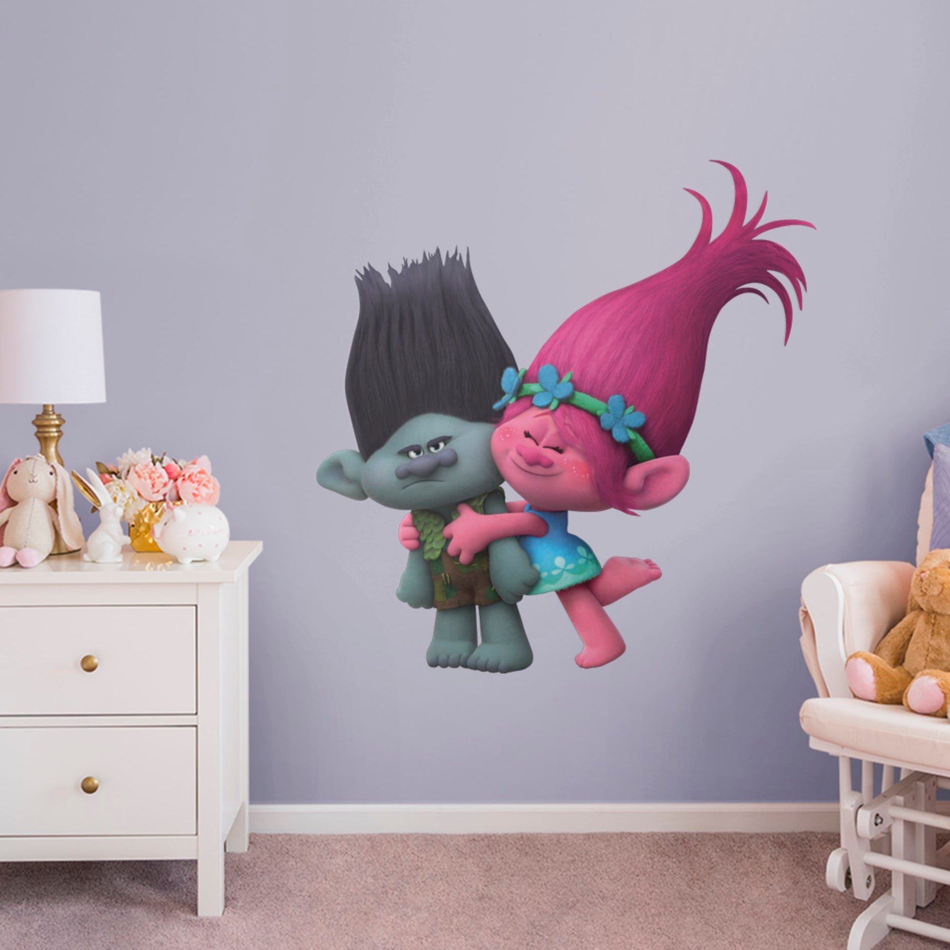 Giant Character + 2 Decals (43"W x 44"H)