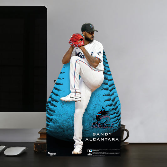Miami Marlins: Sandy Alcantara 2022  Mini   Cardstock Cutout  - Officially Licensed MLB    Stand Out