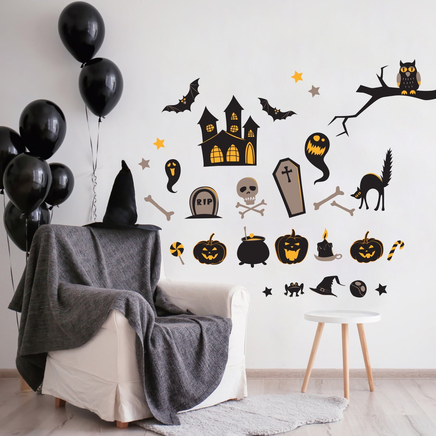 Halloween Silhouette Collection - Removable Vinyl Decal