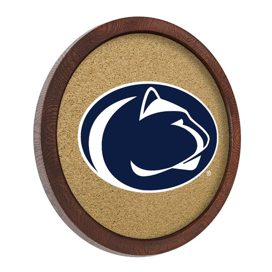 Penn State Nittany Lions: "Faux" Barrel Framed Cork Board - The Fan-Brand