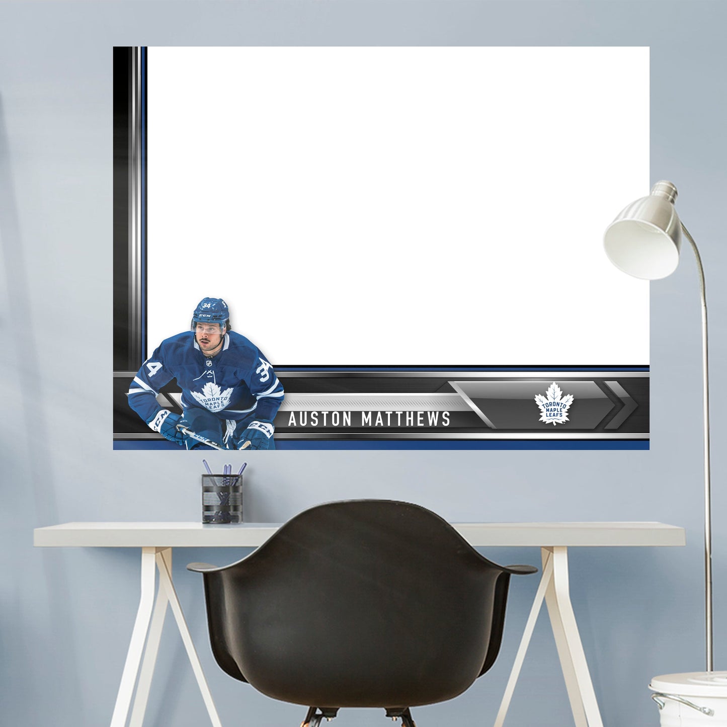 Toronto Maple Leafs: Auston Matthews Dry Erase Whiteboard - Officially Licensed NHL Removable Adhesive Decal