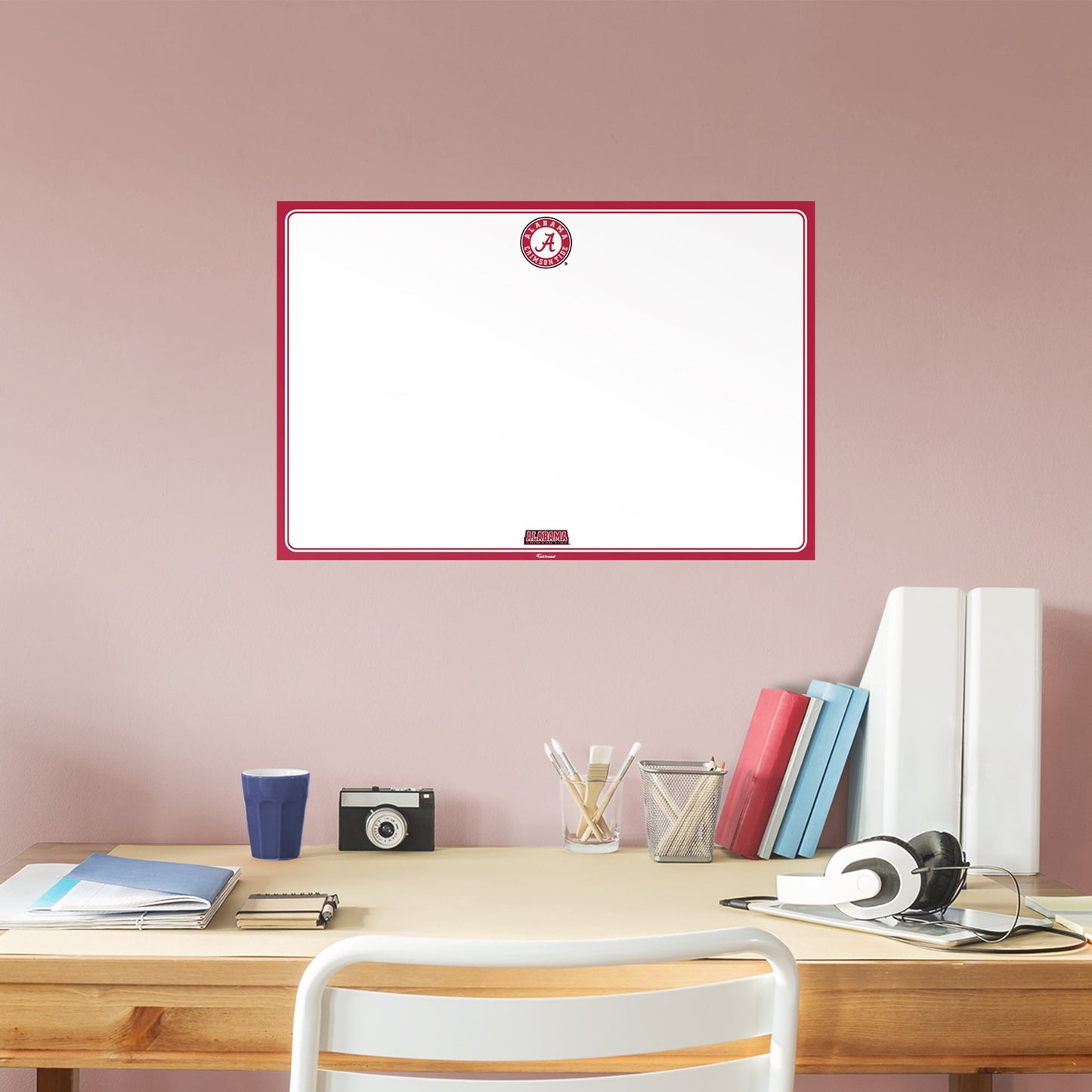 Alabama Crimson Tide: Dry Erase White Board - Officially Licensed NCAA Removable Adhesive Decal
