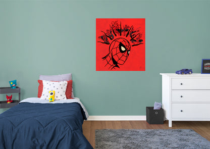 Spider-Man:  Evolution Mural        - Officially Licensed Marvel Removable     Adhesive Decal