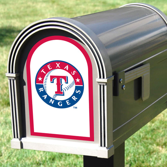 Texas Rangers: Mailbox Logo - Officially Licensed MLB Outdoor Graphic