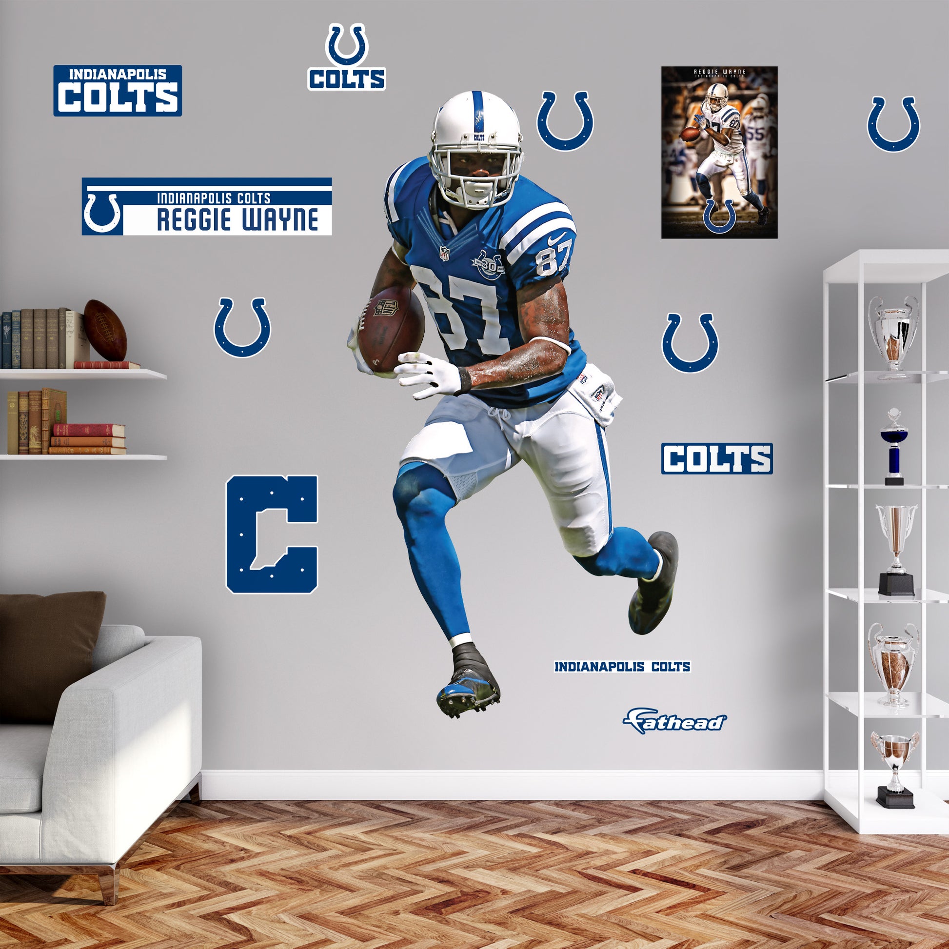 Indianapolis Colts: Reggie Wayne 2023 Legend - Officially Licensed NFL –  Fathead