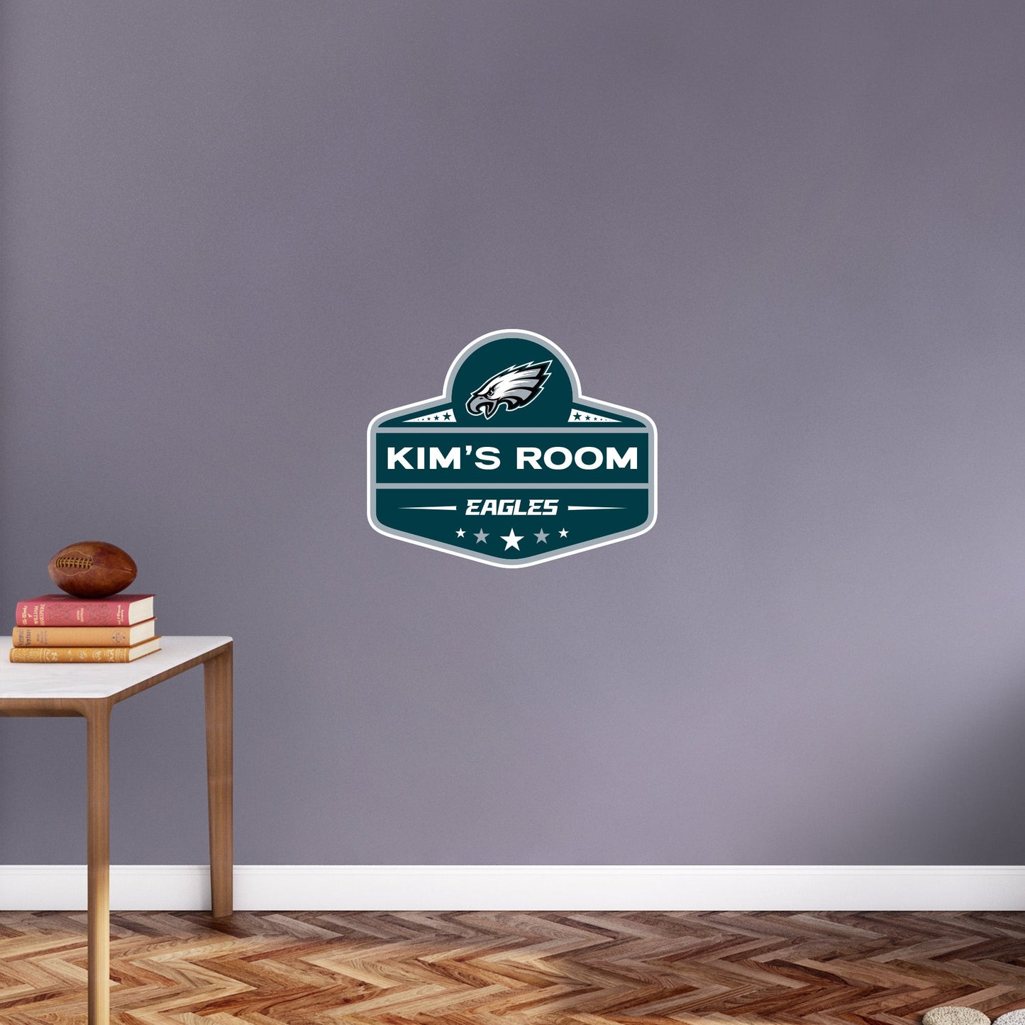 Philadelphia Eagles:   Badge Personalized Name        - Officially Licensed NFL Removable     Adhesive Decal