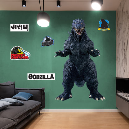 Godzilla: Godzilla (1999) Front RealBig        - Officially Licensed Toho Removable     Adhesive Decal