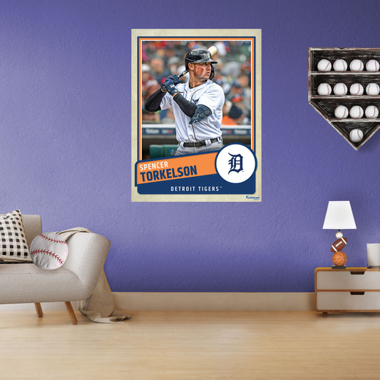 Detroit Tigers: Spencer Torkelson  Poster        - Officially Licensed MLB Removable     Adhesive Decal