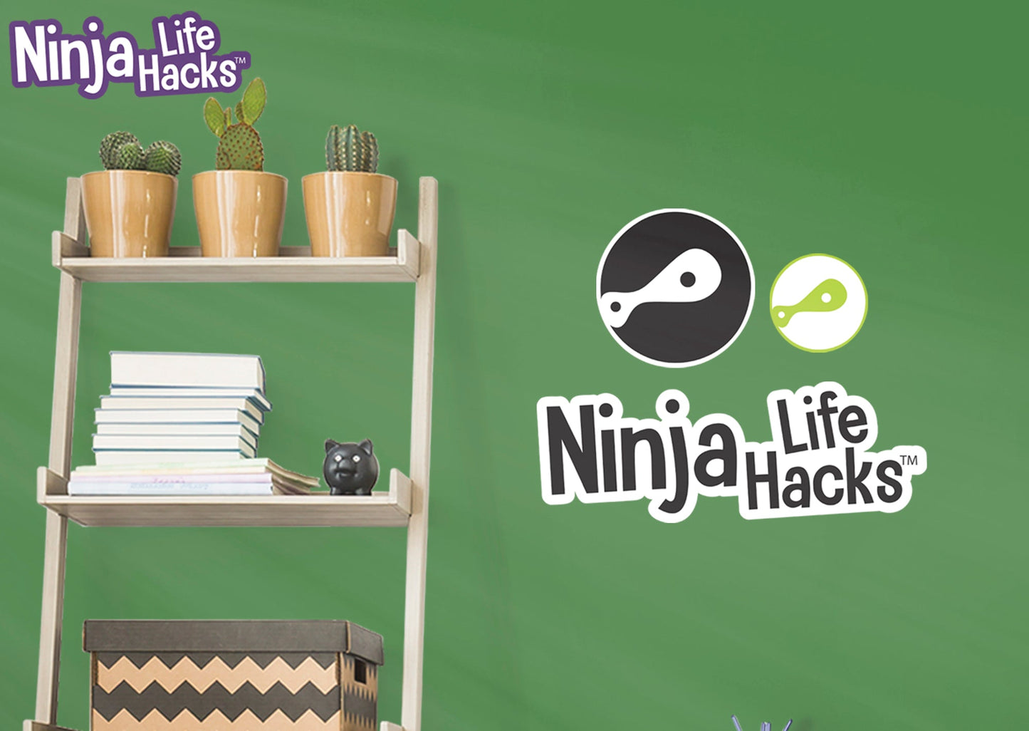 Logo Icon - Officially Licensed Ninja Life Hacks Removable Adhesive Decal