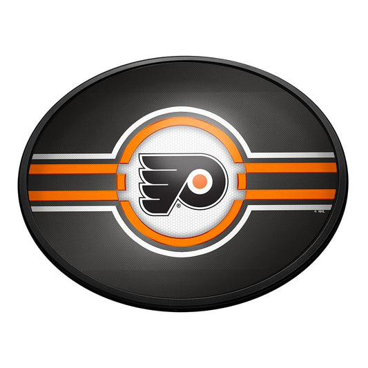 Philadelphia Flyers: Oval Slimline Lighted Wall Sign - The Fan-Brand