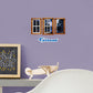 Halloween:  Cat on the Roof Icon Instant Windows        -   Removable Wall   Adhesive Decal