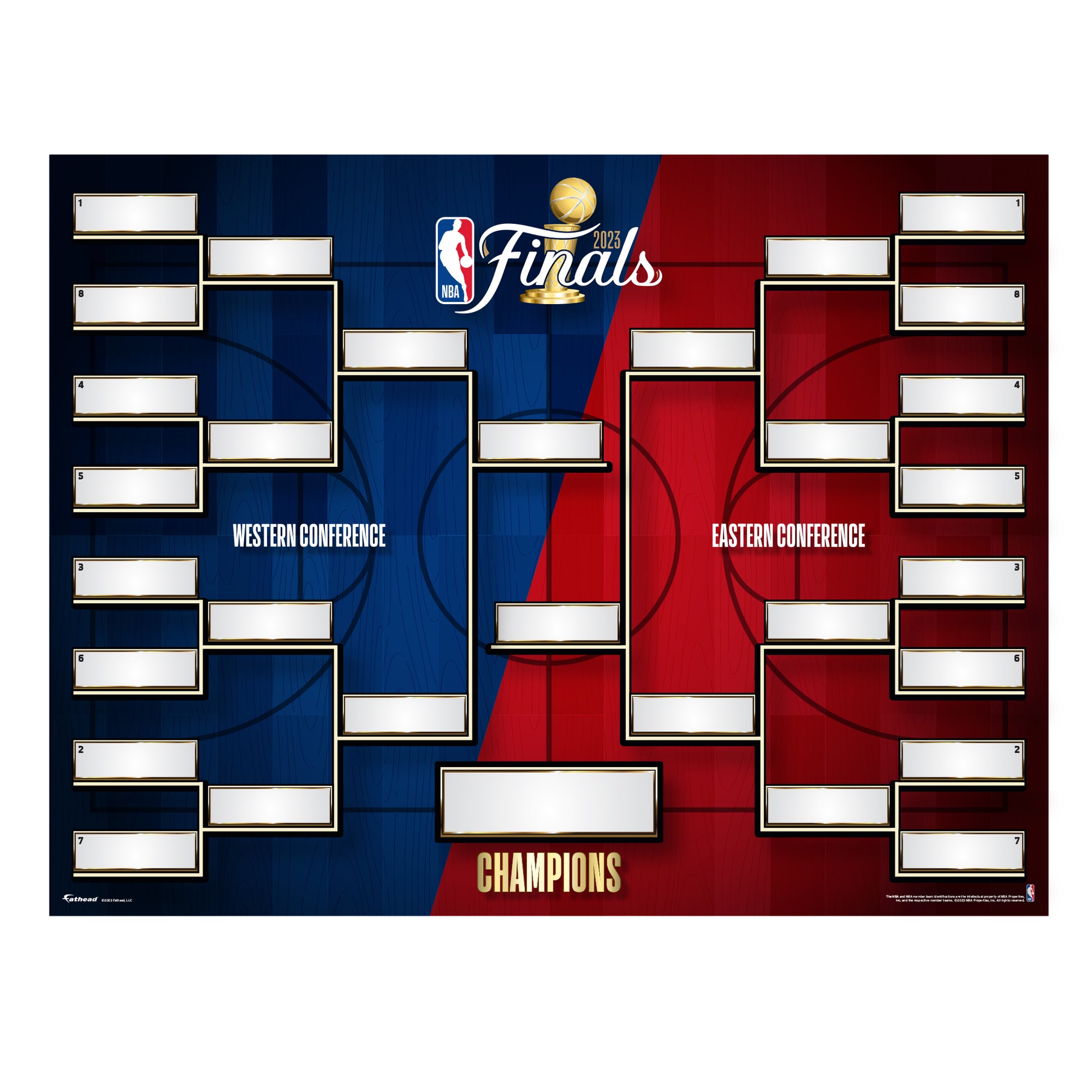 Dry Erase Playoffs Bracket - Officially Licensed NBA Removable Adhesiv – Fathead dry-erase-playoffs-bracket-officially-licensed-nba-removable-adhesiv-fathead