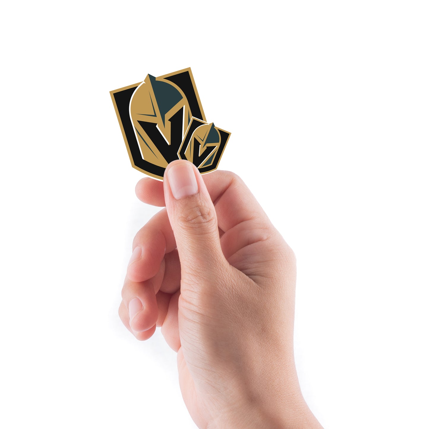 Sheet of 5 -Vegas Golden Knights:   Logo Minis        - Officially Licensed NHL Removable    Adhesive Decal