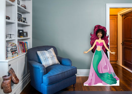 Princess: Mermaid Stand In   Foam Core Cutout  -      Stand Out