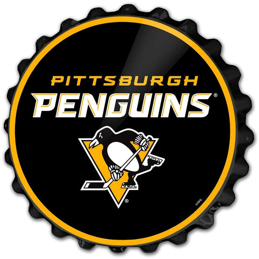 Pittsburgh Penguins: Logo - Bottle Cap Wall Sign - The Fan-Brand