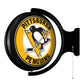 Pittsburgh Penguins: Original Round Rotating Lighted Wall Sign - The Fan-Brand