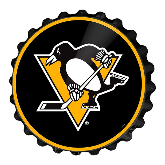 Pittsburgh Penguins: Penguin - Bottle Cap Wall Sign - The Fan-Brand