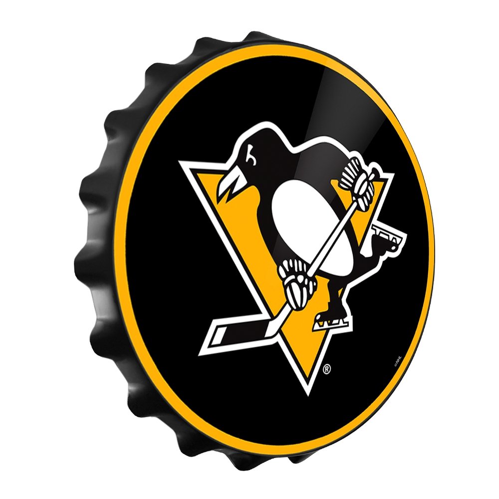 Pittsburgh Penguins: Penguin - Bottle Cap Wall Sign - The Fan-Brand
