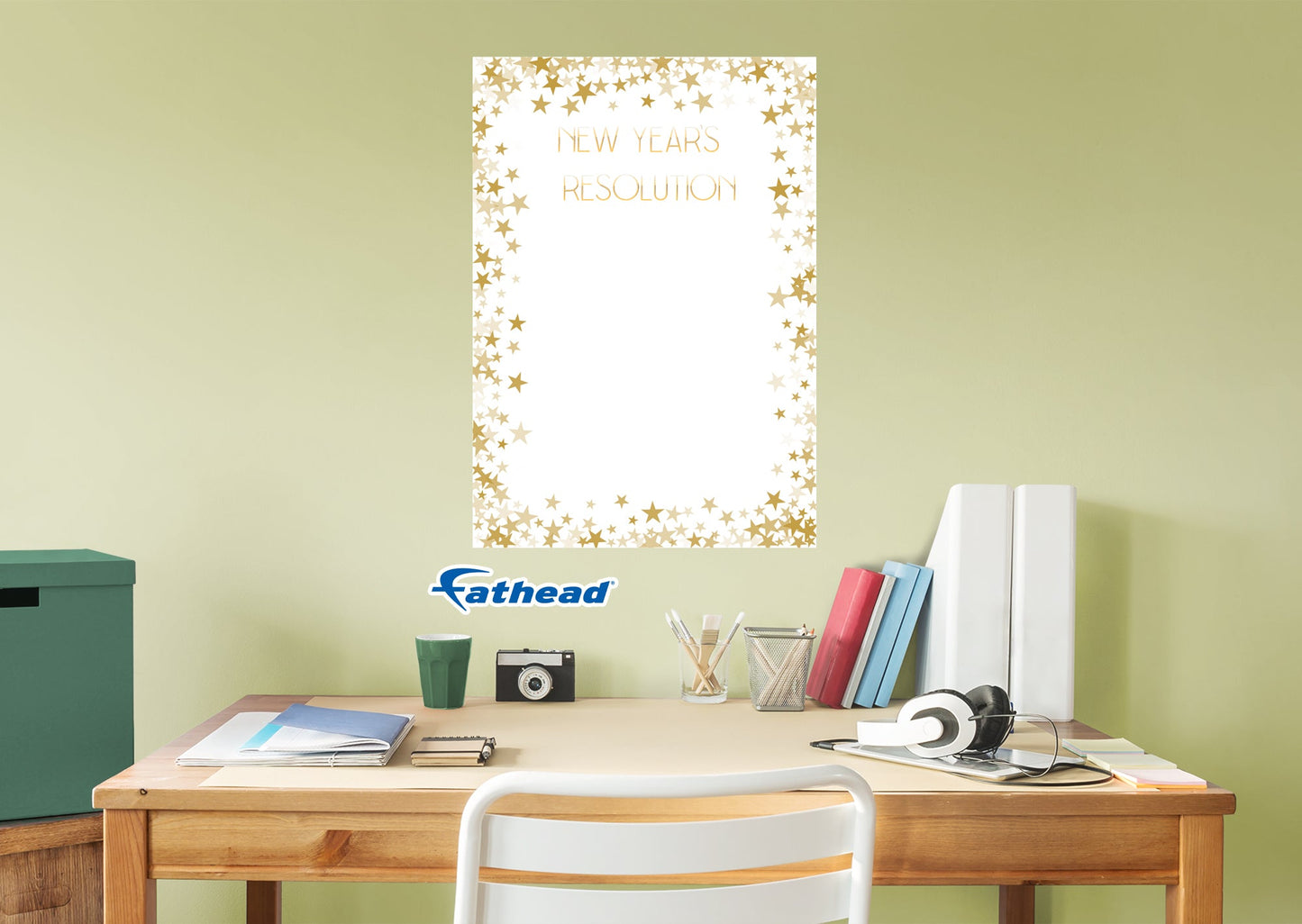 New Year: Little Stars Dry Erase - Removable Adhesive Decal