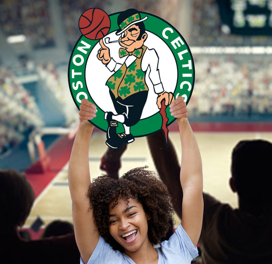 Boston Celtics:  2022 Logo   Foam Core Cutout  - Officially Licensed NBA    Big Head