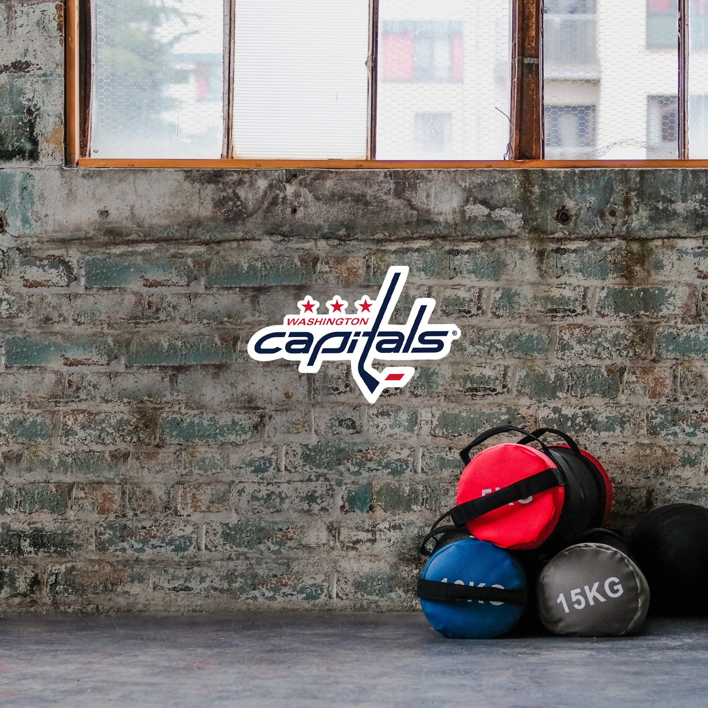 Washington Capitals:   Outdoor Logo        - Officially Licensed NHL    Outdoor Graphic
