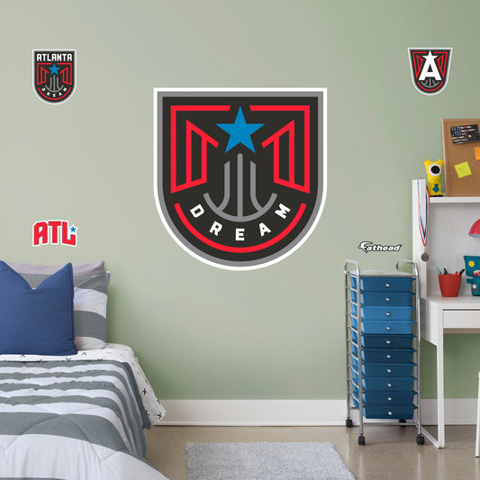 Atlanta Dream: Logo - Officially Licensed WNBA Removable Wall Decal