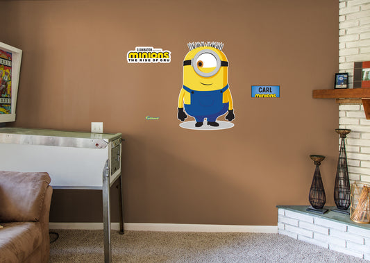 Minions: Carl         - Officially Licensed NBC Universal Removable     Adhesive Decal