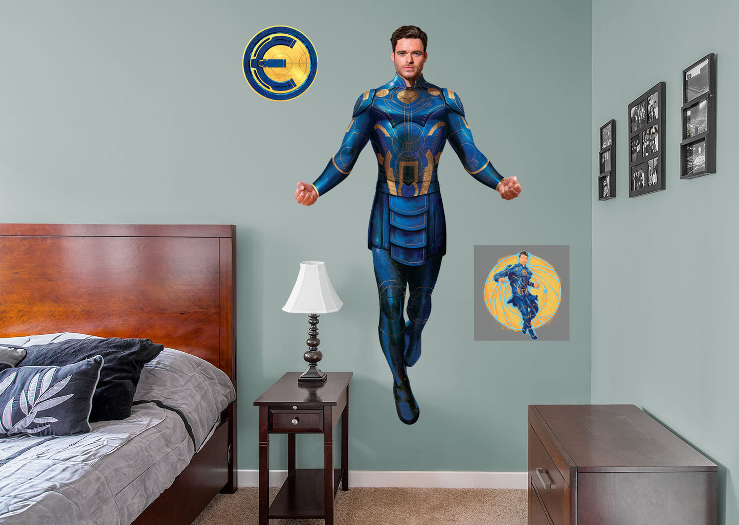 Eternals: Ikaris RealBig        - Officially Licensed Marvel Removable Wall   Adhesive Decal