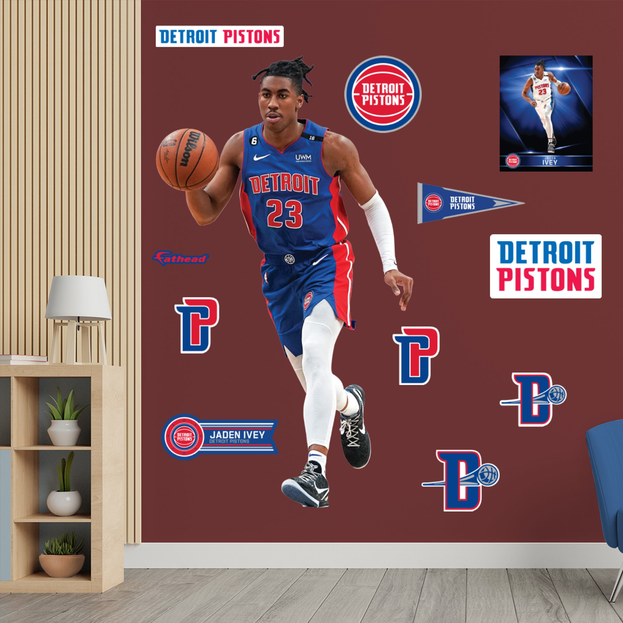 Jaden Ivey - Jaden Ivey Detroit Pistons - Posters and Art Prints