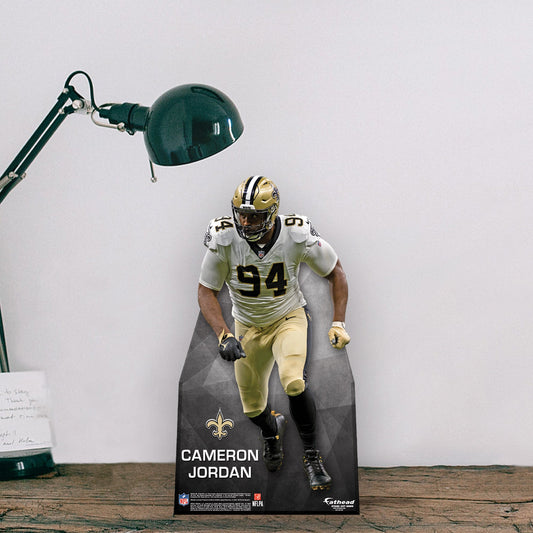 New Orleans Saints: Cameron Jordan Mini Cardstock Cutout - Officially Licensed NFL Stand Out